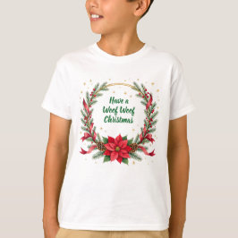 Woof Woof Christmas Shirt - Customizable Text  T Shirt