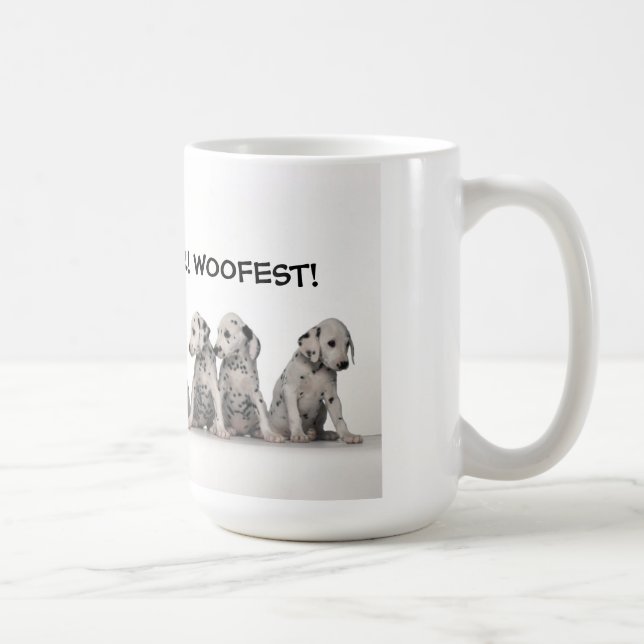 WOOF WOOFIER, WOOFIEST! KAFFEMUGG (Höger)