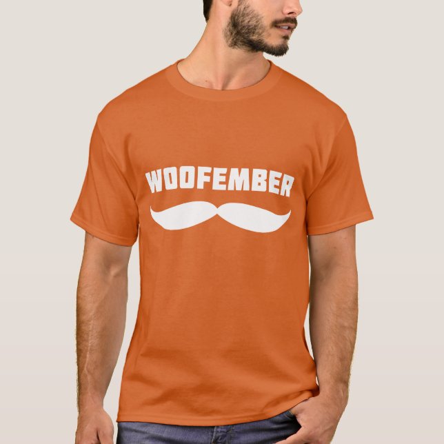 Woofember logotyputslagsplats (orangen) tee shirt (Framsida)