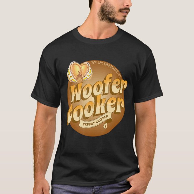 Woofer Cooker Ljud Byggande subwoofer Electronics T Shirt (Framsida)