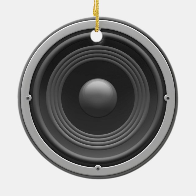 Woofer Julgransprydnad Keramik (Baksidan)