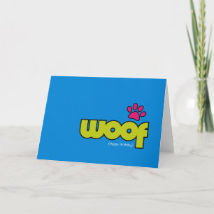 Wooffödelsedagkort Kort