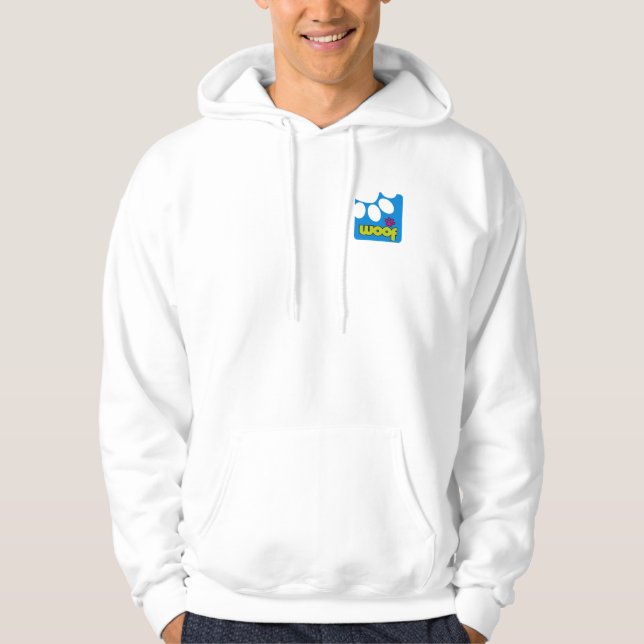 WoofHoodie Sweatshirt Med Luva (Framsida)