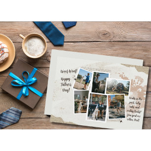 Woofing You A Lycklig Fars dag Funny Julkort