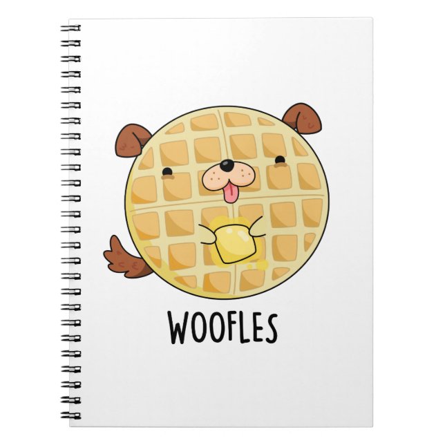 Woofles Roliga Hundvalta Puns  Anteckningsbok (Framsidan)