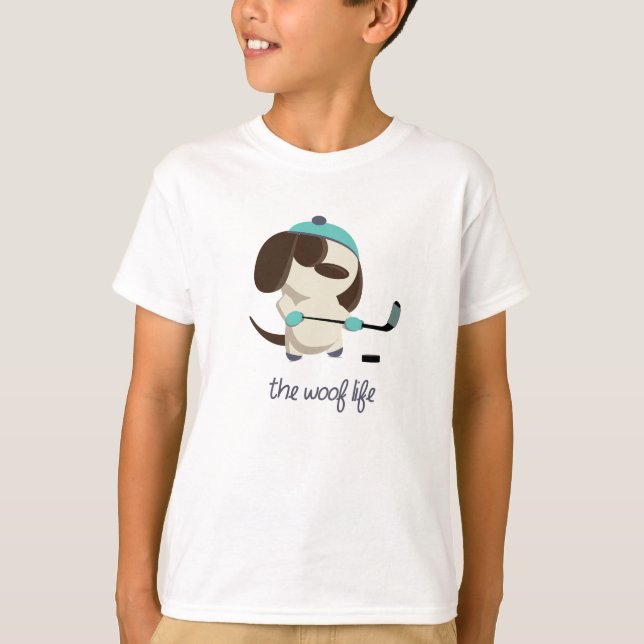 Woofliv - hockey tee (Framsida)