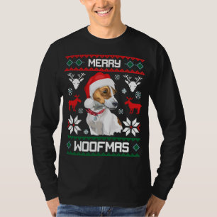 Woofmas för hund för jackRussell Terrier glad ju Tröja