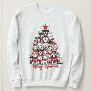 Woofmas julgran ful t shirt