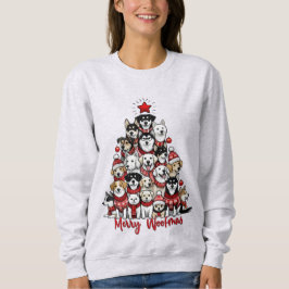 Woofmas Julgran Ugly T Shirt