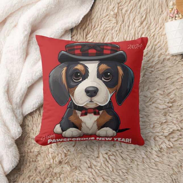 Woofs-året! Kudde (Filt)