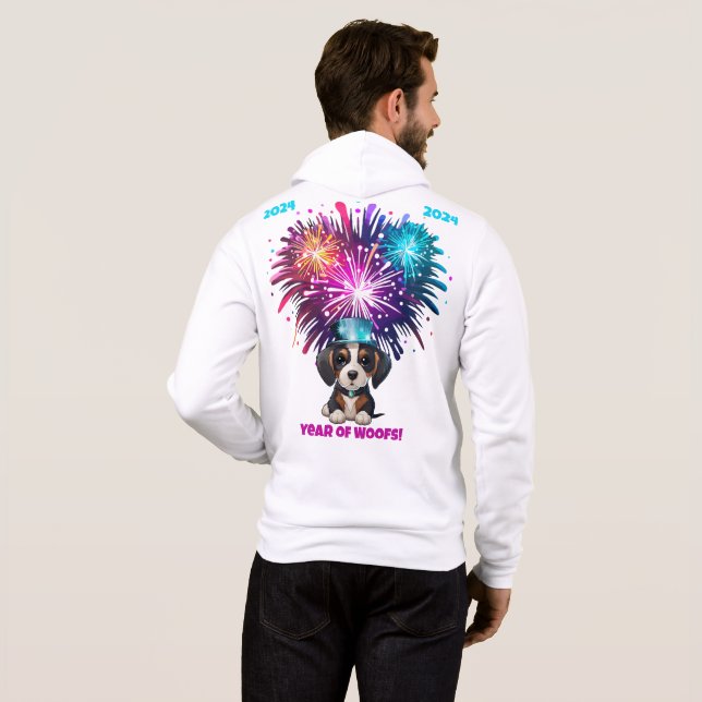 Woofs-året! T Shirt (Hel baksida)