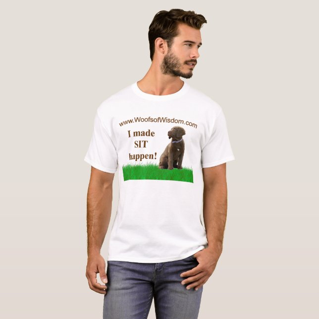 Woofs av vishetmanar skjorta t shirt (Hel framsida)