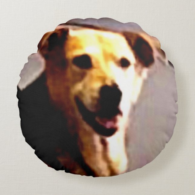 Woofs N'Wags Rund Kudde (Framsidan)