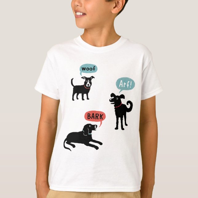 Woofskäll Arf Woooo T Shirt (Framsida)