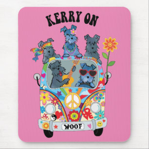 Woofstock Kerry Blue Terrier Mouse Pad Musmatta