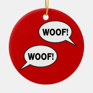 WoofWoof Julgransprydnad Keramik