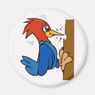 Woogy hackspett magnet