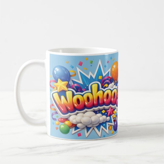 Woohoo Blå Kaffemugg (Vänster)
