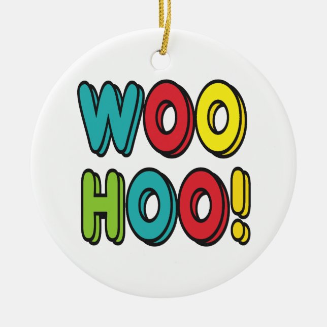 Woohoo Julgransprydnad Keramik (Framsidan)