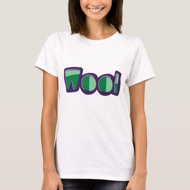 Wool Liverpool Funny Slang Wirral Cheshire T-Shirt (Framsida)