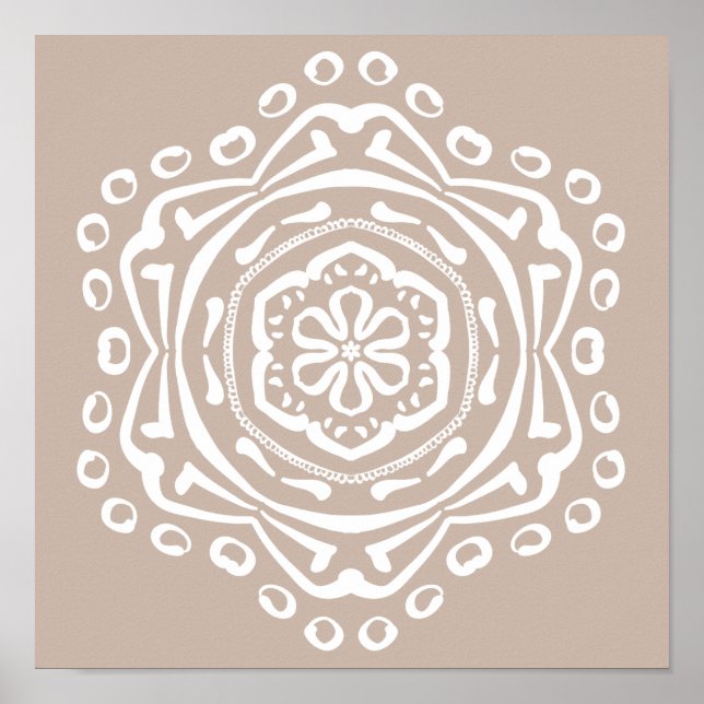 Wool Mandala Poster (Framsidan)