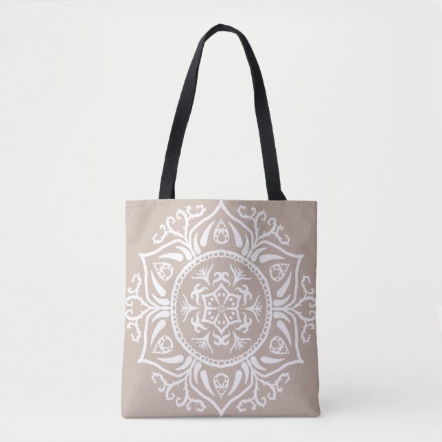Wool Mandala Tygkasse (Framsida)