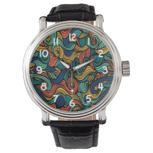Wool Topped paisley Armbandsur