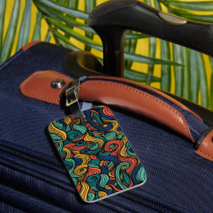 Wool Topped paisley Bagagebricka