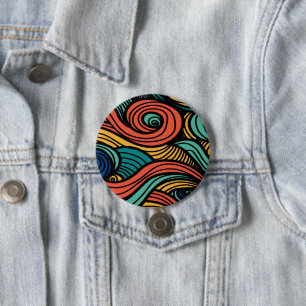 Wool Topped paisley Knapp