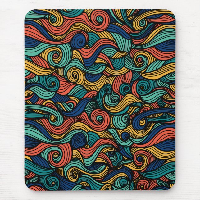 Wool Topped paisley Musmatta (Framsidan)