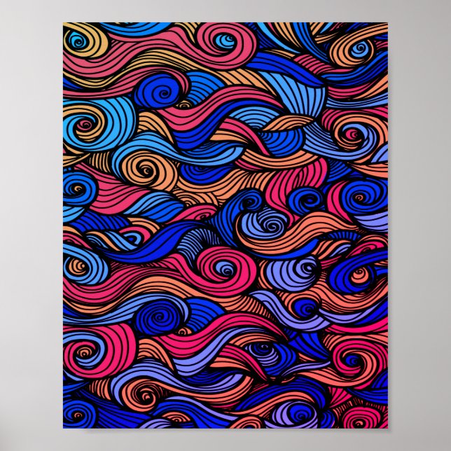 Wool Topped paisley Poster (Framsidan)