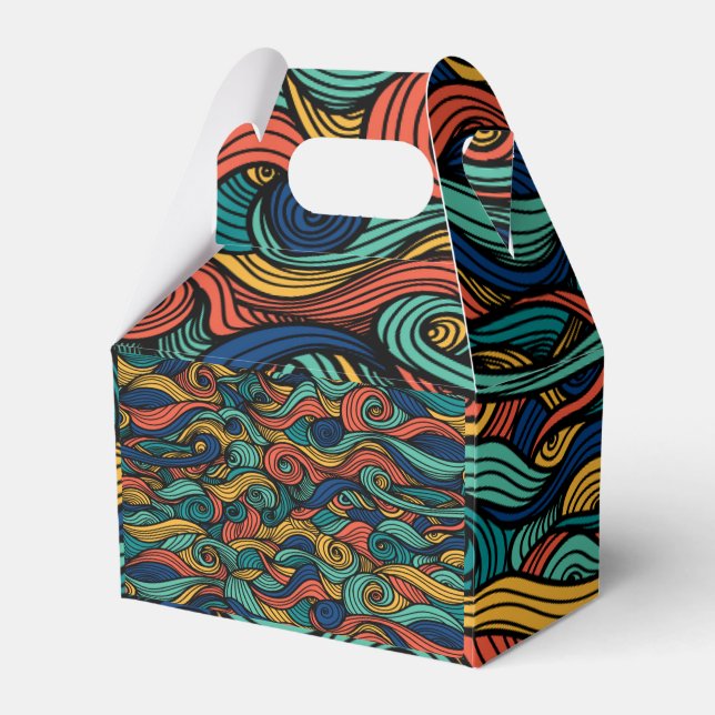 Wool Topped paisley Presentaskar (Framsidan Sidan)