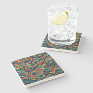 Wool Topped paisley Stenunderlägg