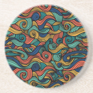 Wool Topped paisley Underlägg