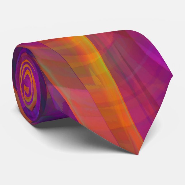 Woola coola modern abstrakt art slips (Rullad)