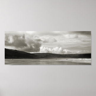 Woolacombe-stranden, Devon, Förenade kungariket Poster