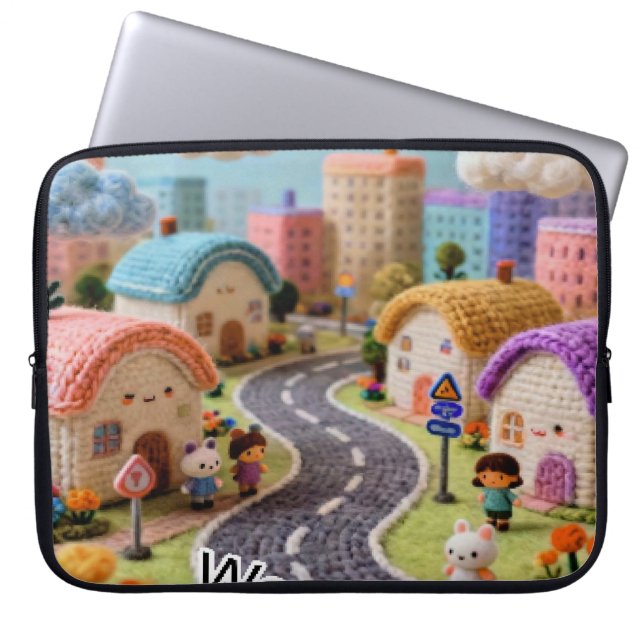 Woolen Village  Laptop Fodral (Framsidan)