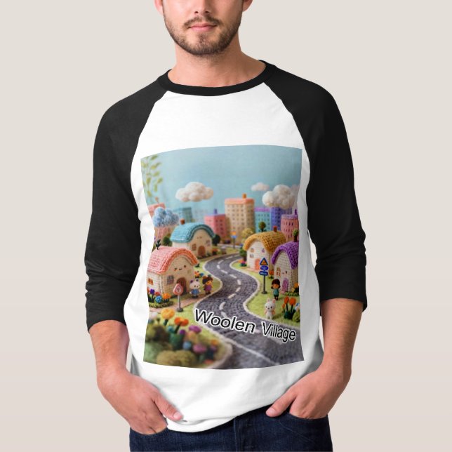 Woolen Village  T Shirt (Framsida)