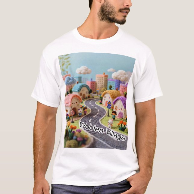 Woolen Village  T Shirt (Framsida)