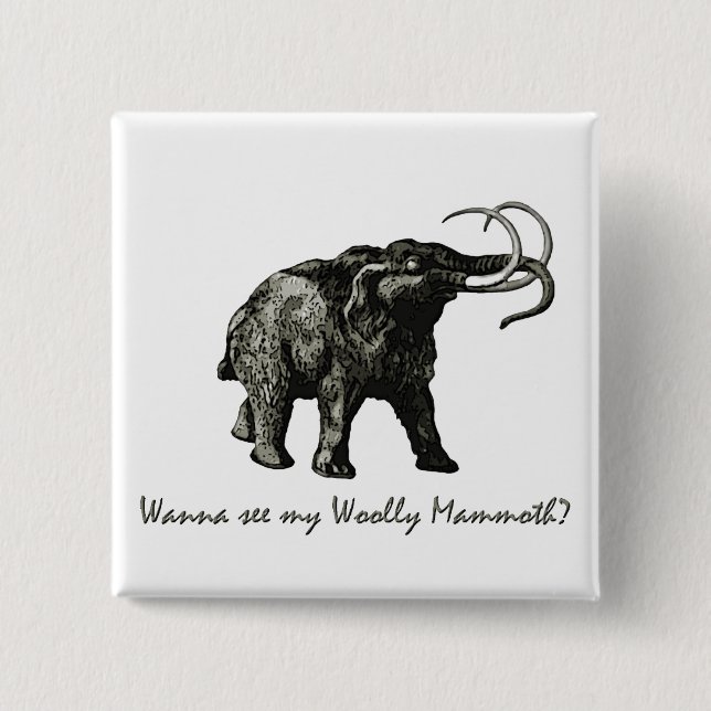 Wooley Mammoth Pin Knapp (Framsida)