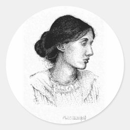 Woolf Sticker Runt Klistermärke