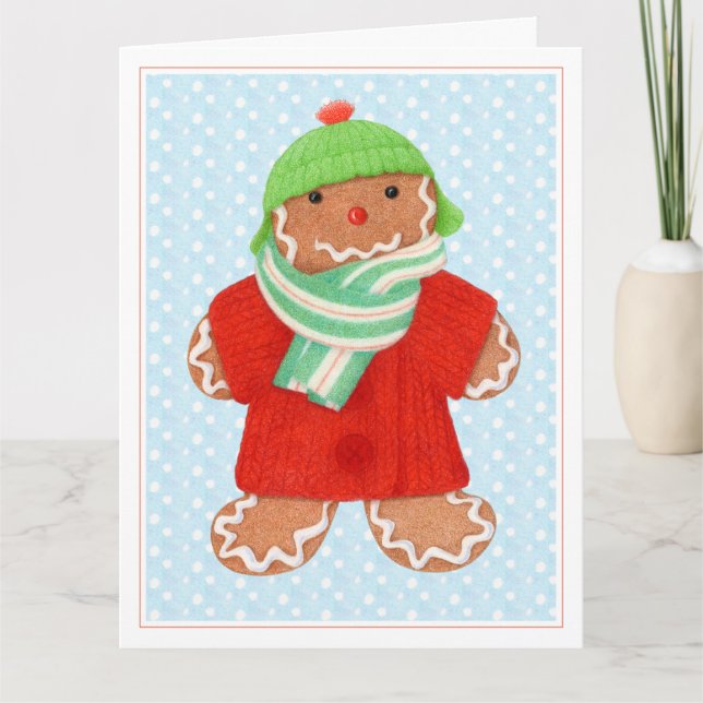WOOLIE GINGERBREAD Big julcard Kort (Framsida)