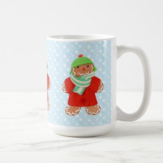 WOOLIE GINGERBREAD Tall White Mugg (Höger)