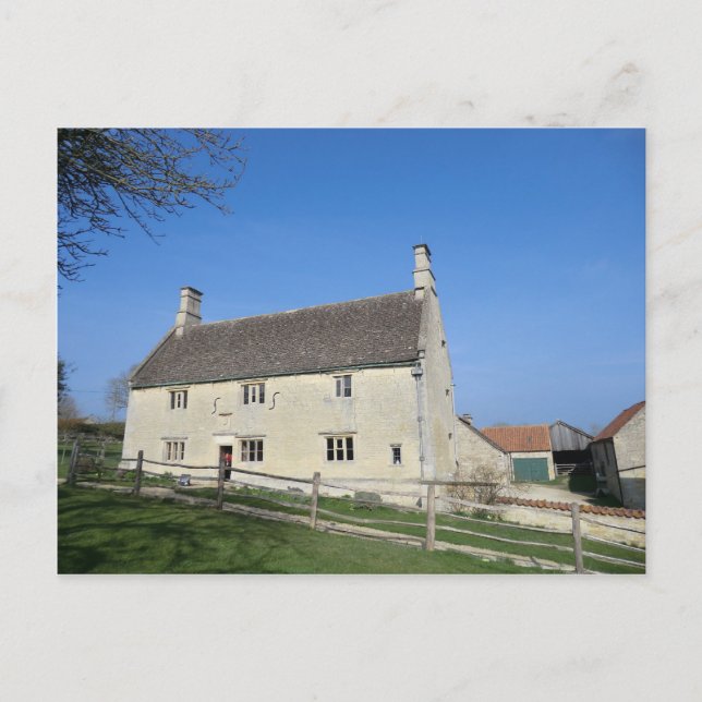 Woolthorpe Manor, Herr Isaac Newton, hem Vykort (Framsida)