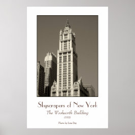 Woolworth Building Affisch (sepia)