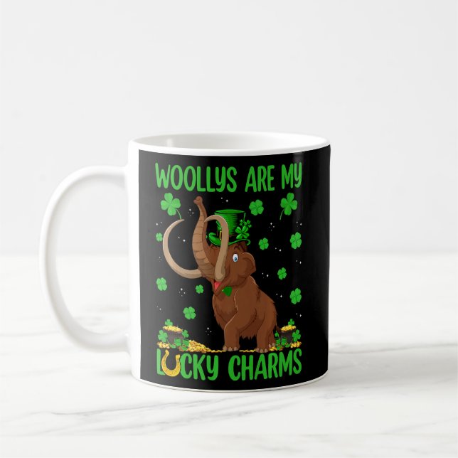 Wooly är min Lucky Charms Wooly St Patrick S Day Kaffemugg (Vänster)