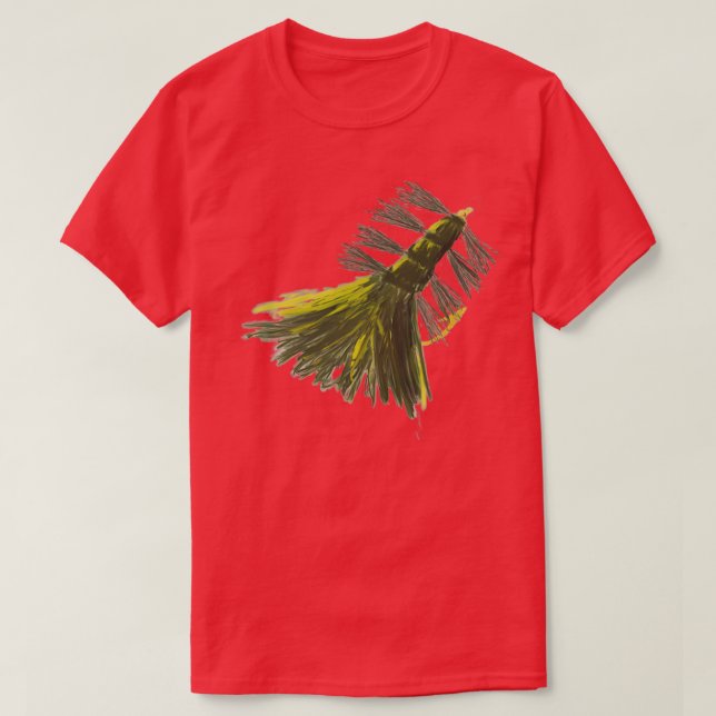 Wooly Bugger Fly T Shirt (Design framsida)