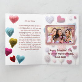 Wooly Galentine's Day Card Kort