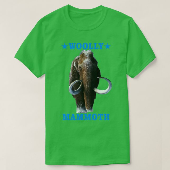 Wooly Mammoth 1 T Shirt (Design framsida)