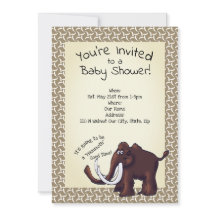 Wooly Mammoth Baby Shower